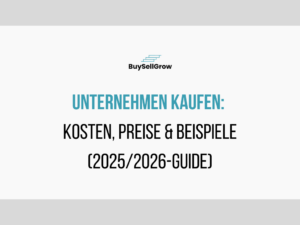 Unternehmen kaufen kosten